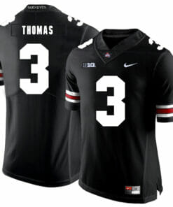 Ohio State Buckeyes #3 Michael Thomas Football Jersey Black