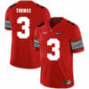 Ohio State Buckeyes #3 Michael Thomas Football Jersey Diamond Red