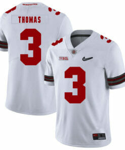 Ohio State Buckeyes #3 Michael Thomas Football Jersey Diamond White