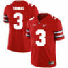 Ohio State Buckeyes #3 Michael Thomas Football Jersey Red