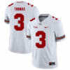 Ohio State Buckeyes #3 Michael Thomas Football Jersey White
