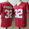 Henderson Jersey Ohio State Buckeyes #32 NCAA Football Red