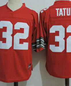 Ohio State Buckeyes #32 Tatum College Football Jersey Red