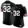 Ohio State Henderson Jersey #32 Football Black