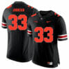 Ohio State Buckeyes #33 Pete Johnson Football Jersey Black Shadow 6 Ohio State Buckeyes #33 Pete Johnson Football Jersey Black Shadow