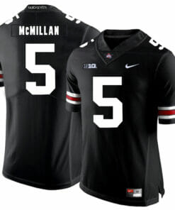 Ohio State Buckeyes #5 Raekwon McMillan Football Jersey Black