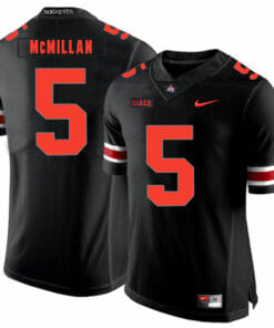 Ohio State Buckeyes #5 Raekwon McMillan Football Jersey Black Shadow