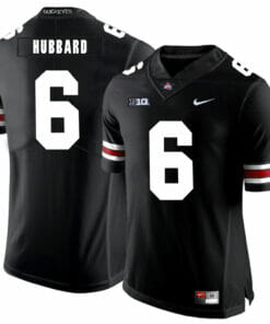 Ohio State Buckeyes #6 Sam Hubbard Football Jersey Black