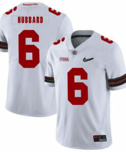 Ohio State Buckeyes #6 Sam Hubbard Football Jersey Diamond White