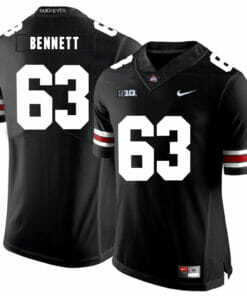 Ohio State Buckeyes #63 Michael Bennett IV Football Jersey Black