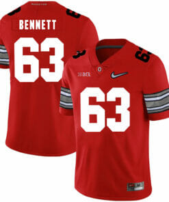Ohio State Buckeyes #63 Michael Bennett IV Football Jersey Diamond Red