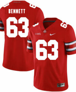 Ohio State Buckeyes #63 Michael Bennett IV Football Jersey Red