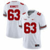 Ohio State Buckeyes #63 Michael Bennett IV Football Jersey White