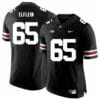 Ohio State Buckeyes #65 Pat Elflein Football Jersey Black 6 Ohio State Buckeyes #65 Pat Elflein Football Jersey Black