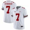 Stroud Ohio Jersey #7 NCAA College Football White