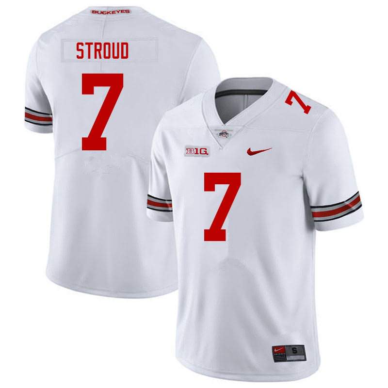 CJ Stroud Jersey Ohio State Buckeyes #7 White NCAA College Football 1 CJ Stroud Jersey Ohio State Buckeyes #7 White NCAA College Football
