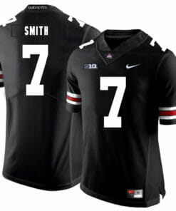 Ohio State Buckeyes #7 Rod Smith College Football Jersey Black