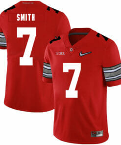 Ohio State Buckeyes #7 Rod Smith College Football Jersey Diamond Red