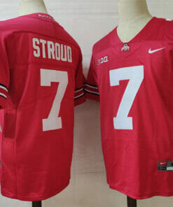 Stroud Jersey Ohio State #7 NCAA Football Red