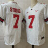 Ohio State Buckeyes #7 Stroud Jersey NCAA Football White