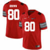 Ohio State Buckeyes #80 Noah Brown Football Jersey Diamond Red