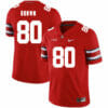 Ohio State Buckeyes #80 Noah Brown Football Jersey Red