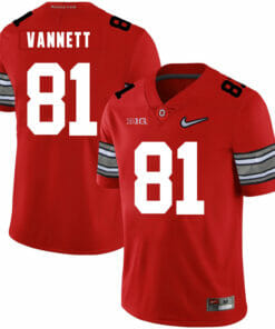 Ohio State Buckeyes #81 Nick Vannett Football Jersey Diamond Red