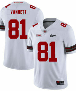 Ohio State Buckeyes #81 Nick Vannett Football Jersey Diamond White
