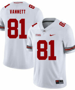 Ohio State Buckeyes #81 Nick Vannett Football Jersey White