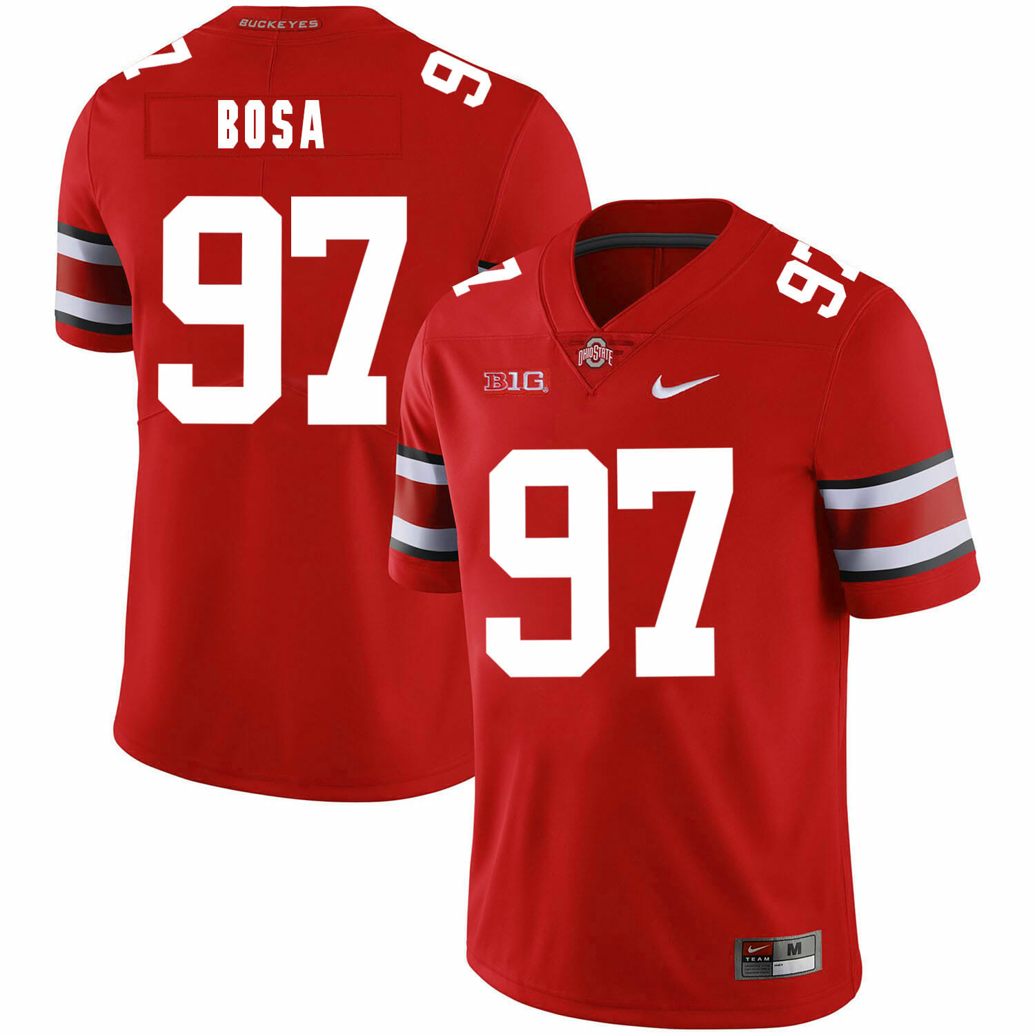 Ohio State Buckeyes #97 Joey Bosa Football Jersey Red 1 Ohio State Buckeyes #97 Joey Bosa Football Jersey Red