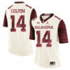 Oklahoma Sooners #14 Aaron Colvin Football Jersey Firewood Pattern White
