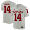 Oklahoma Sooners #14 Aaron Colvin Football Jersey White