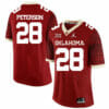 Oklahoma Sooners #28 Adrian Peterson Football Jersey Chai Pattern Dark Red