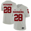 Oklahoma Sooners #28 Adrian Peterson Football Jersey White