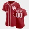 Oklahoma Sooners Custom Name and Number Red Vapor Prime College Baseball Jersey