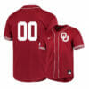 Oklahoma Sooners Red Elite Custom Name and Number Baseball Jersey