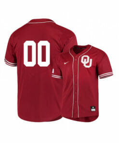 Oklahoma Sooners Red Elite Custom Name and Number Baseball Jersey