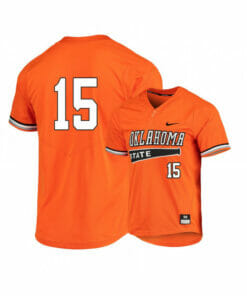 Oklahoma State Cowboys 15 Cade Cabbiness Orange Elite Baseball Jersey