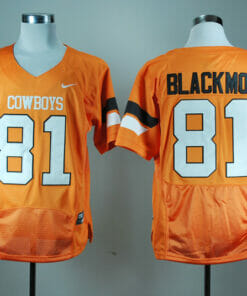 Oklahoma State Cowboys #81 Justin Blackmon Football Jersey Orange