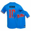 Ole Miss Rebels 10 Tyler Keenan Blue College Baseball Jersey