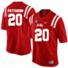 Ole Miss Rebels #20 Shea Patterson NCAA College Football Jersey Red