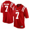 Ole Miss Rebels #7 Jason Pellerin NCAA College Football Jersey Red