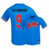 Ole Miss Rebels 9 Hayden Leatherwood Blue College Baseball Jersey 4 Ole Miss Rebels 9 Hayden Leatherwood Blue College Baseball Jersey