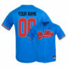 Ole Miss Rebels Blue Custom Name and Number College Baseball Jersey