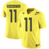 Oregon Ducks #11 Braxton Burmeister College Football Jersey Yellow