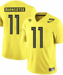 Oregon Ducks #11 Braxton Burmeister College Football Jersey Yellow