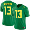 Oregon Ducks #13 Dillon Mitchell NCAA College Football Jersey Green