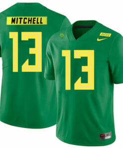 Oregon Ducks #13 Dillon Mitchell NCAA College Football Jersey Green