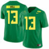 Oregon Ducks #13 Troy Hill NCAA College Football Jersey Green