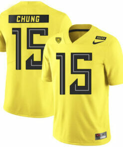 Oregon Ducks #15 Patrick Chung NCAA College Football Jersey Yellow
